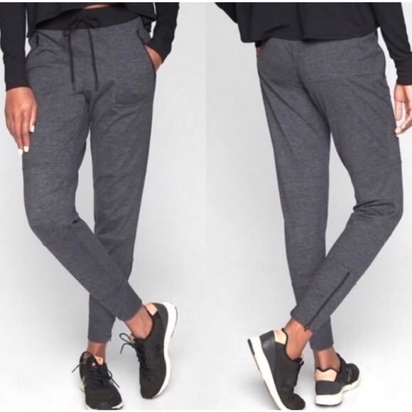 Athleta Flux Street Jogger Charcoal Grey Heather Women's S Jogger Athletic - Picture 1 of 10